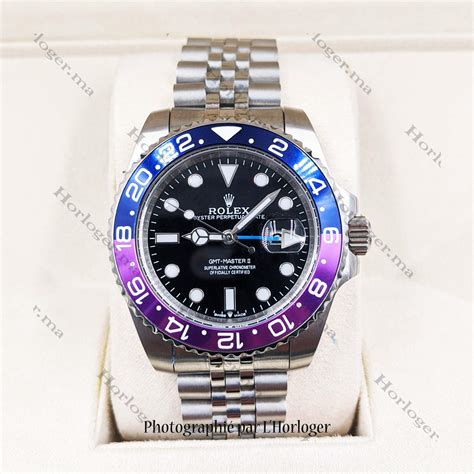 rolex gmt master purple